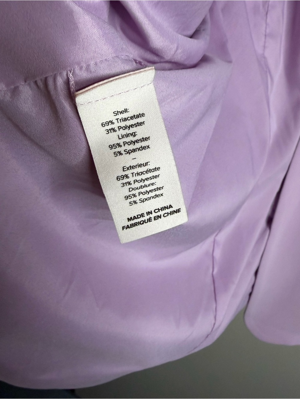 cinq a sept Khloe Blazer Rushed Sleeves Lavender - Picture 7 of 7